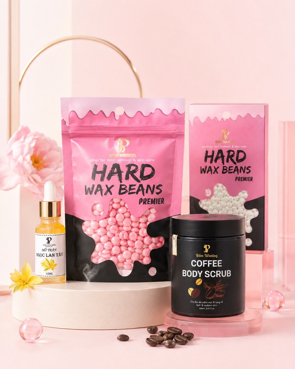 Bộ sản phẩm sáp wax và chăm sóc da của Đốm Waxing