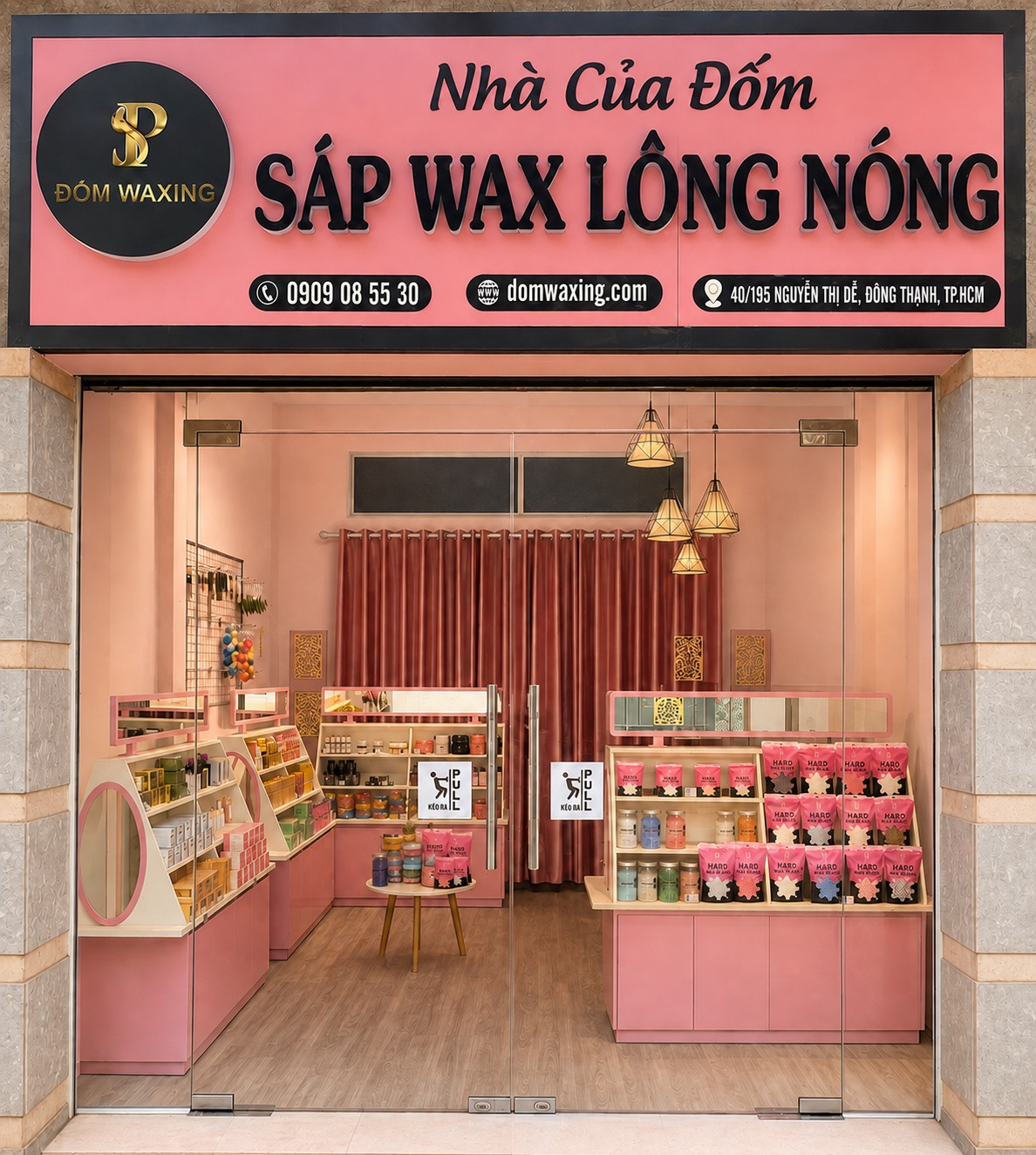 Mặt tiền cửa hàng Nhà Của Đốm tại Đông Thạnh, TP.HCM